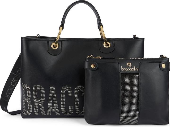 Actual product image Braccialini Damen Handtasche - Modell Amelia Lux - Textil & Polyester - 37.0 X 27.5 X 15.0 Cm