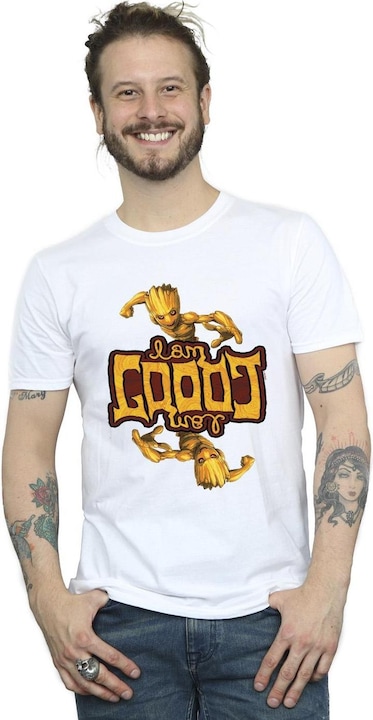 Immagine prodotto Guardians Of The Galaxy Groot Inverted Grain Maglietta Uomo (3XL)