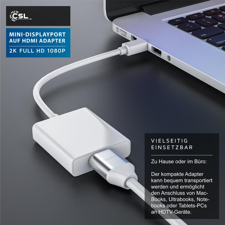 Immagine prodotto CSL Mini DisplayPort - HDMI (Tipo A) (HDMI, Mini DP, 15 cm)