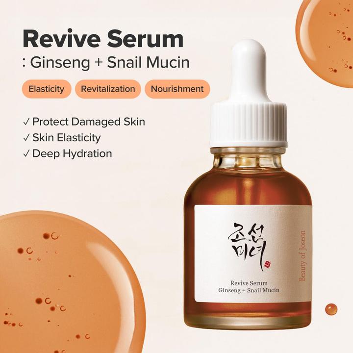 Produktbild Beauty of Joseon Revive Serum: Giseng + Snail mucin (30 ml)
