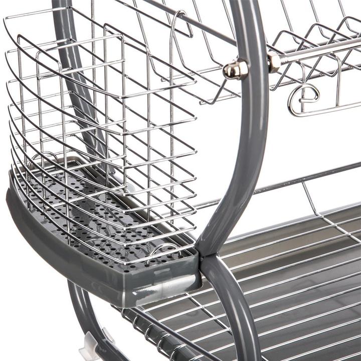 Immagine prodotto Five Scolapiatti in metallo + plastica o, grigio