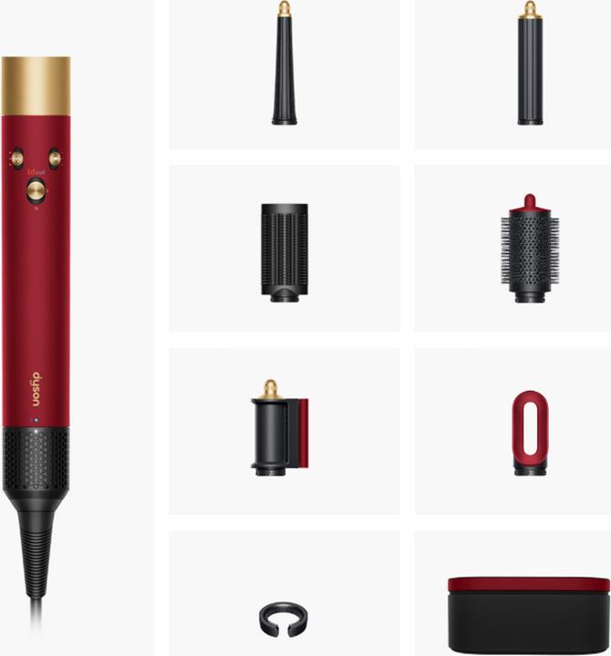 Image du produit Dyson Airwrap i.d. Straight+Wavy Red Velvet & Gold