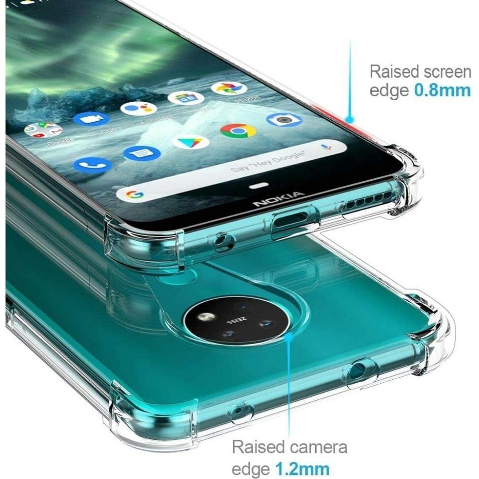 Thumbnail - Screenguard Nokia 7.2 Crystal Soft Airbag Bumper (Nokia 7.2), Smartphone Hülle, Transparent