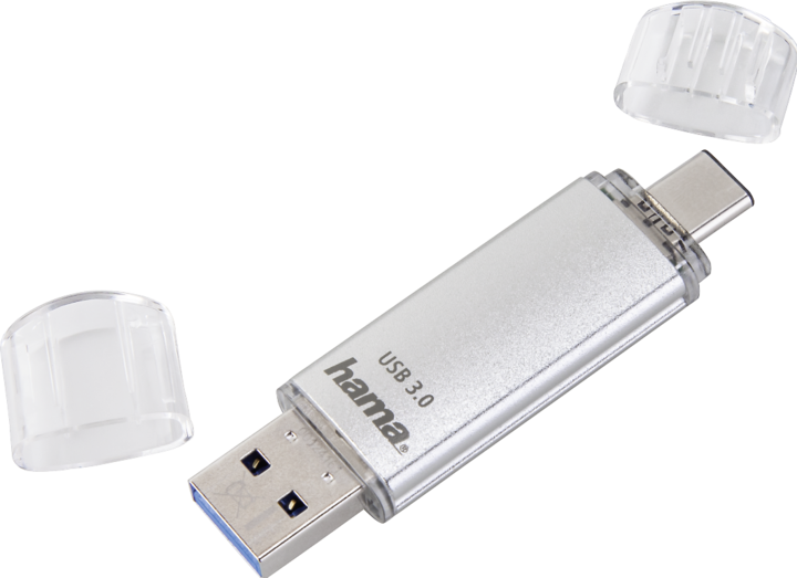 Produktbild Hama C-Laeta (128 GB, USB-A, USB-C, USB 3.0)