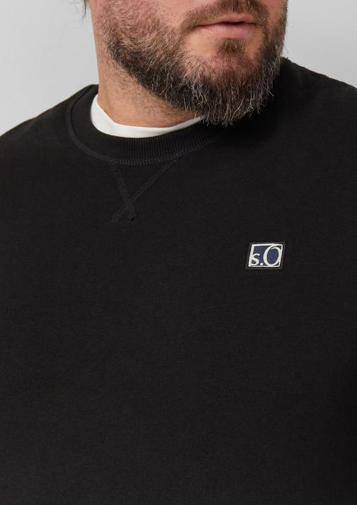 Produktbild s.Oliver Sweatshirt Sweatshirt aus Baumwollmix mit Crew Neck (XXL)