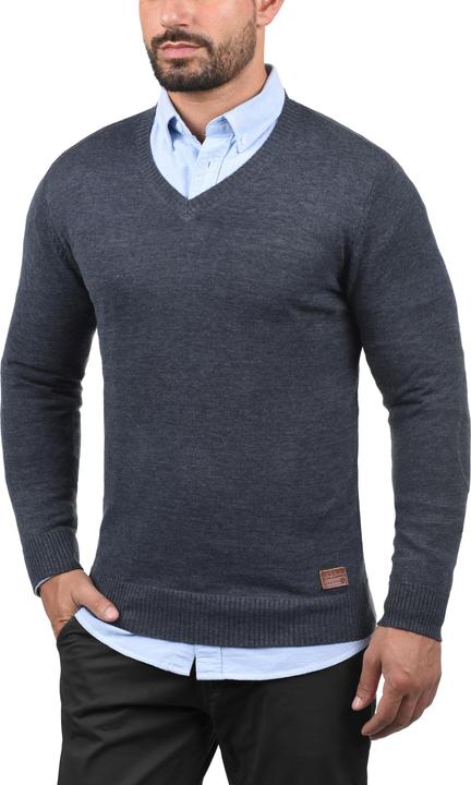 Image du produit Blend Lasse Pull Sweat Homme Avec Col-V Moucheté (L)