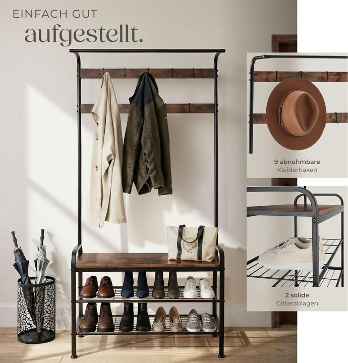 Produktbild tectake Garderobe