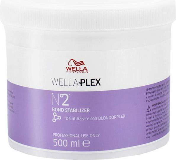 Wella Professionals Wellaplex Bond Stabilizer No. 2 Post Colour Treatment Cream For Strengthening 50 (500 ml)