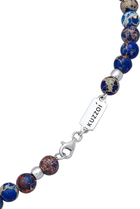 Actual product image Kuzzoi Gemstone necklace (925 sterling silver, Stainless steel, Agate, 45 cm)