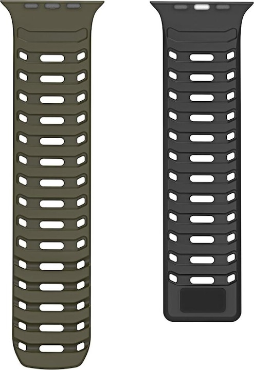Actual product image Dux Ducis CS Armband (49 mm, 45 mm, 46 mm, 44 mm, 42 mm, Silicone, Apple Watch Series 5, Apple Watch Series 4, Apple Watch Series 3, Apple Watch Ultra 2, Apple Watch Series 7, Apple Watch Series 9, Apple Watch Ultra, Apple Watch Series 6, Apple Watch Series 10, Apple Watch SE, Apple Watch Series 8)
