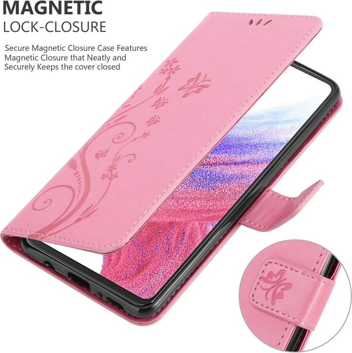 Produktbild Cadorabo Flower Book Hülle für Samsung Galaxy A53 5G (Samsung Galaxy A53 5G)
