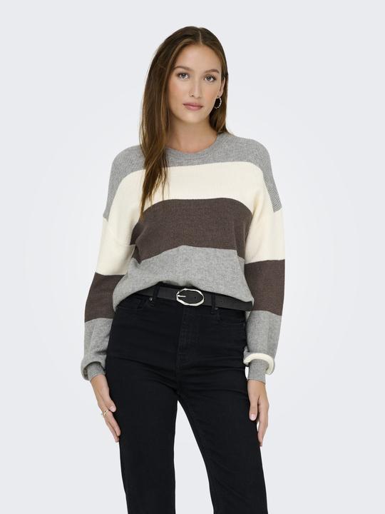 Produktbild Only Onlatia L/S Stripe Pullover Knt Noos (S)