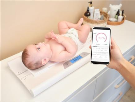 Immagine prodotto ETA Bilancia per bambini | 730690000 MIMI | Peso massimo (capacità) 20 kg | Precisione 5 g | Bianco (20 kg)