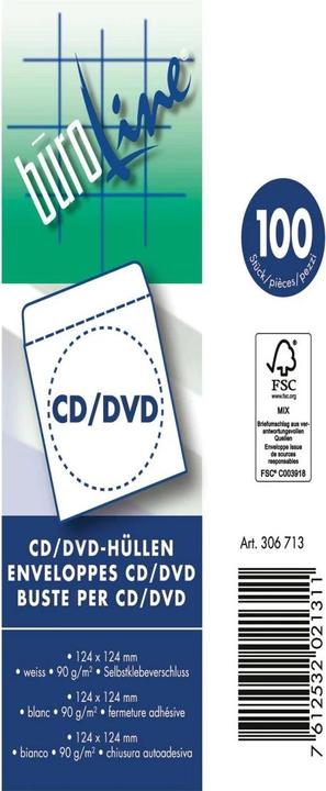 Produktbild BüroLine CD/DVD-Couverts