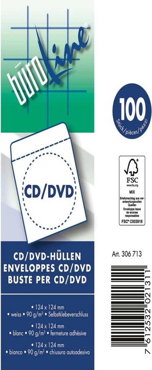 Produktbild BüroLine CD/DVD-Couverts