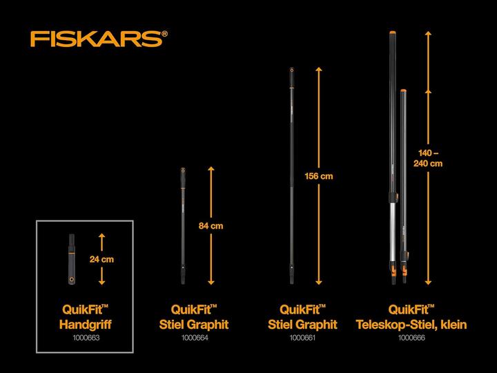 Actual product image Fiskars QuikFit™ handle
