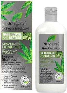 Produktbild Dr. Organic Hanföl Haarshampoo 265ml (265 ml, Flüssiges Shampoo)