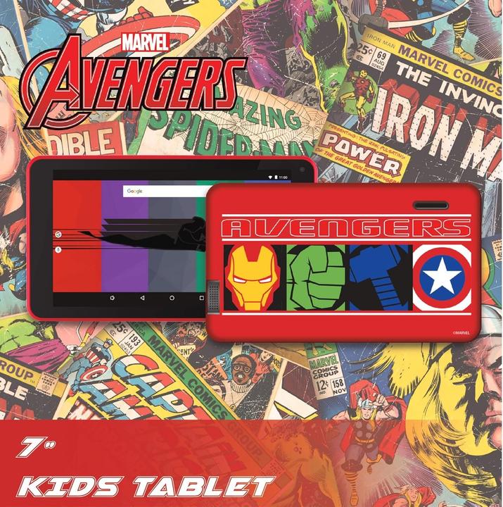 Image du produit Estar Tablette HERO Avengers 7 16 Go (WLAN uniquement, 7", 16 Go, Blanc, Bleu, Noir, Rouge)