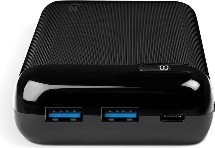 Actual product image Ttec T-Tec Power PowerSlim Pro LCD PD 20,000 mAh (20000 mAh, 20 W, 74 Wh)