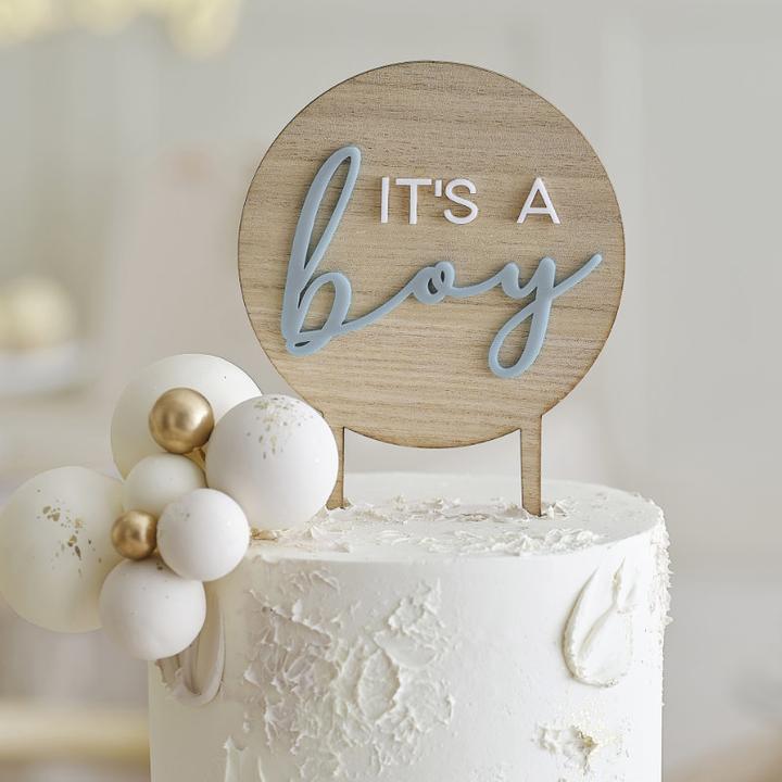 Actual product image Ginger Ray Cake Topper - It's a Boy (1 pcs.)
