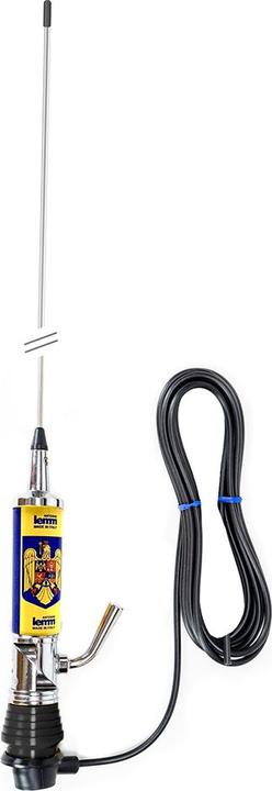 Lemm CB-Antenne TURBO 2001 Rumänien, Länge 200 cm, Gewinn 6,5 dB, 26,5-28 MHz, 2000 W, Kabel RG58 4