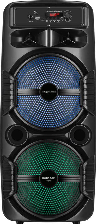 Produktbild Krüger&Matz Music Box Maxi black speaker (Batteriebetrieb)
