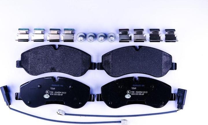 Hella 8DB 355 020-691 Bremsbelagsatz Scheibenbremse