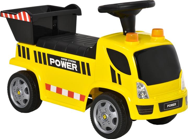 Actual product image Homcom Kids' ride-on car with music, headlights and alarm sounds