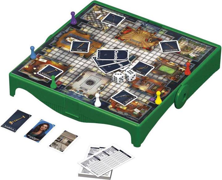 Productafbeelding Hasbro F8251Ns0 Nl Cluedo reisspel- grijp en ga (Duits, Nederlands, 3 - 6 Spelers)