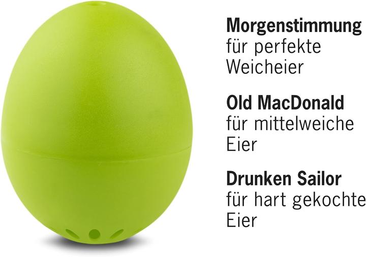 Actual product image PiepEi Singing egg timer Classic light green (EU plug)