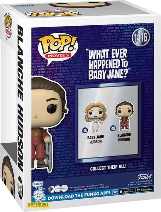 Produktbild Funko Qu'est-il arrivé à Baby Jane? POP! Vinyl figurines Blanche w/(B&W) Chase 9 cm