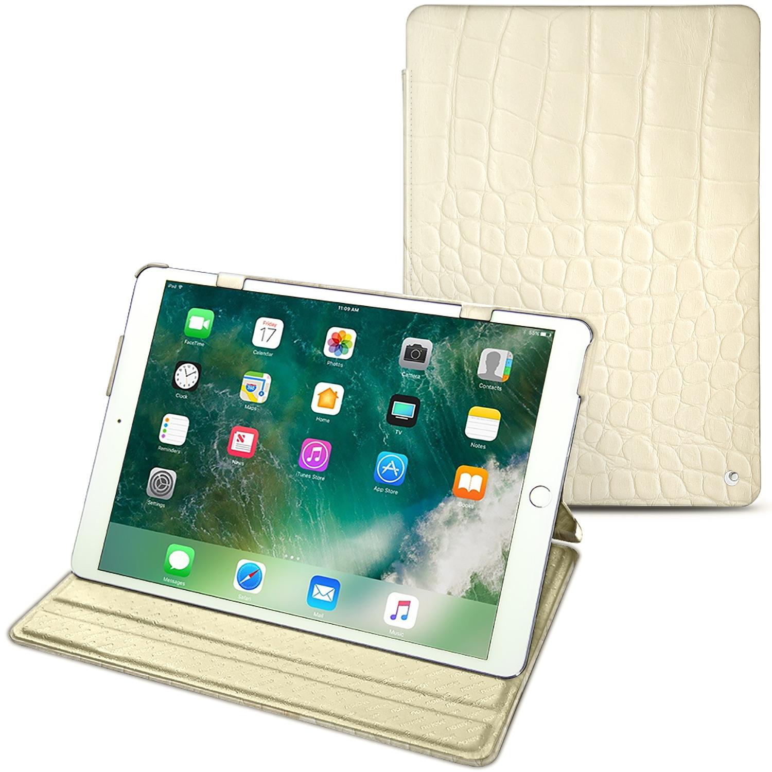 Noreve Lederschutzhülle horizontal (iPad Pro), Tablet Hülle, Beige