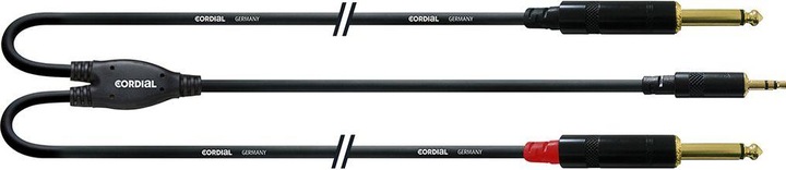 Actual product image Cordial Cfy 1.5 Wpp Long (1.50 m, 3.5mm jack (AUX), 6.3mm jack)