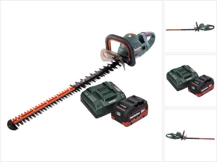 Metabo HS 18 LTX BL 75 cordless hedge trimmer 18 V 75 cm brushless + 1x battery 5.5 Ah + charger