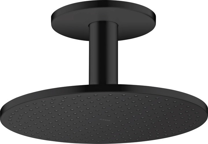Actual product image Axor HG overhead shower 300 1 jet m ceiling connection matt black (19 l/min)