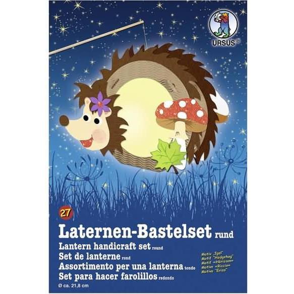 Ursus Laternen-Bastelset Igel
