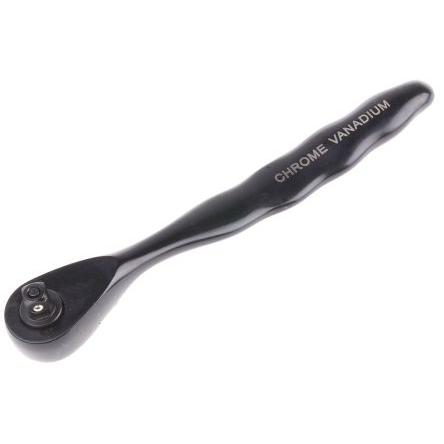 Rs Pro, Ratsche, Minikopf-Ratschengriff schwarz Chrom (1/4")