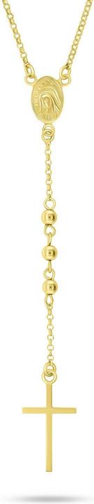 Immagine prodotto Brilio Argento - Collana originale con rosario placcato oro NCL110Y