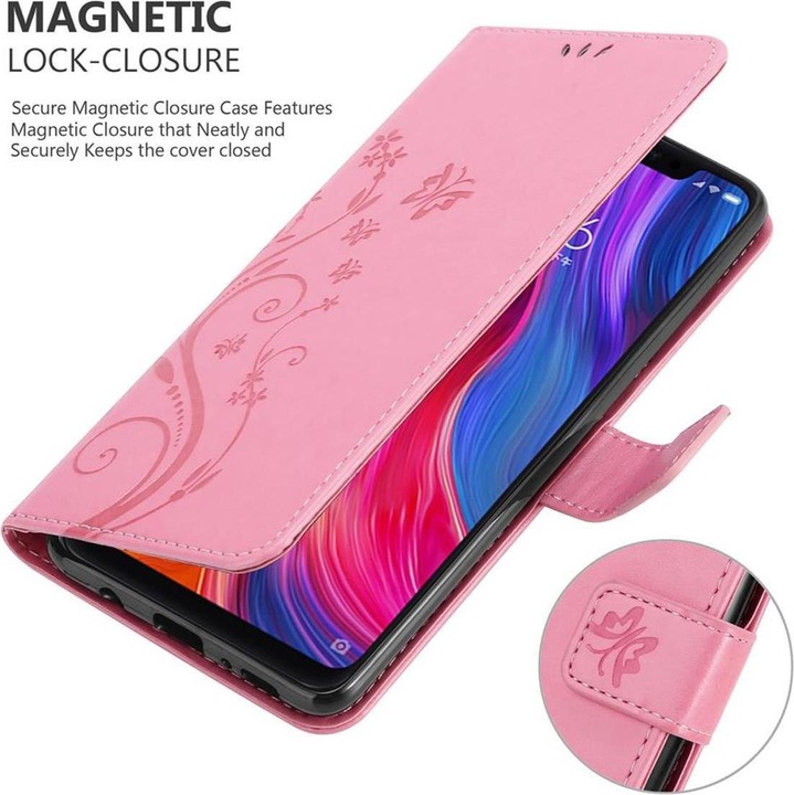 Actual product image Cadorabo Flower Book Cover (Mi 8)