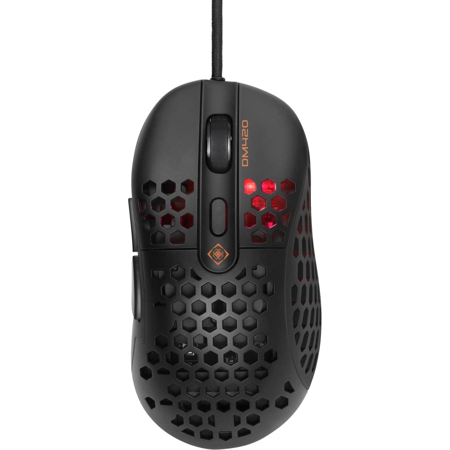 Deltaco DM420 (Kabelgebunden), Maus, Schwarz