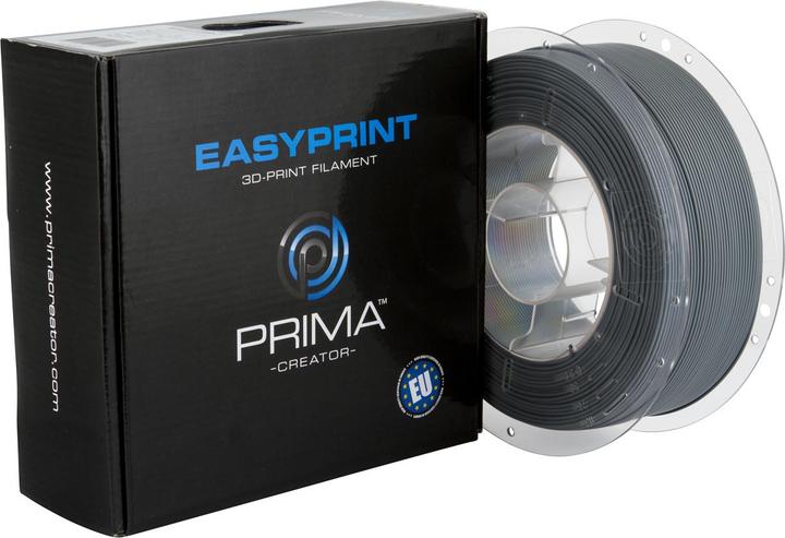 Produktbild Prima Creator EasyPrint PLA - 1.75mm - 1 kg - Dark Grey (1.75 mm, 1000 g)