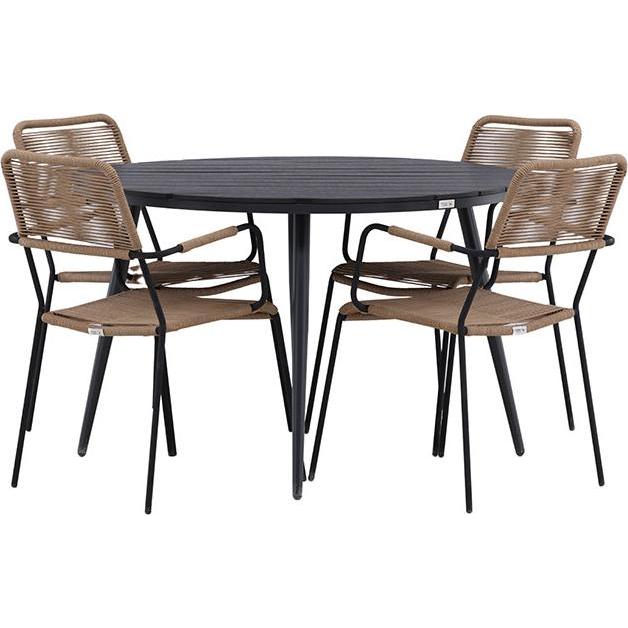 Ebuy24, Gartentisch + Balkontisch, Gartenset BreakLindos (120 cm)
