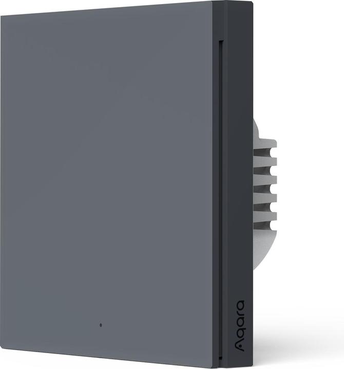 Produktbild Aqara Smart Wall Switch H1 Grau No Neutral, Single Rocker (Zigbee)