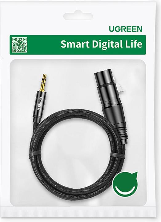 Produktbild Ugreen 3.5mm AUX - XLR (1 m, 3.5mm Klinke (AUX), XLR)