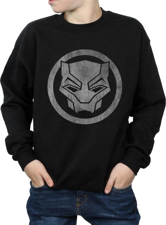 Produktbild Black Panther Distressed Icon Sweatshirt Jungen (140, 146)