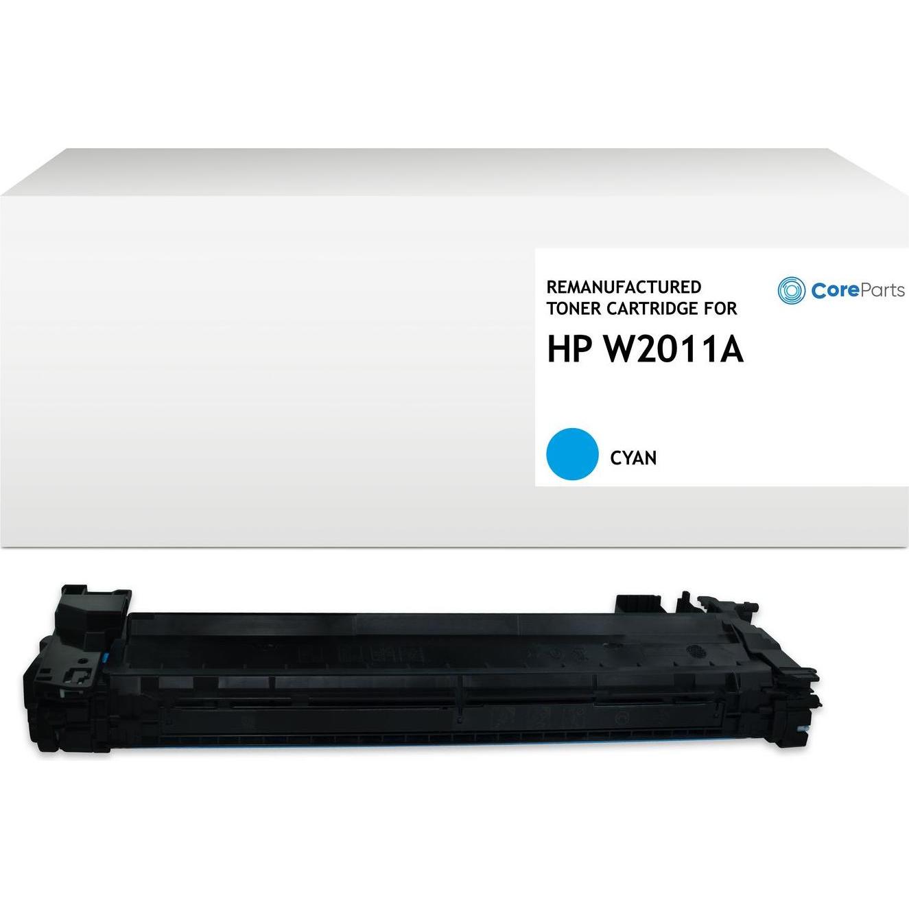 CoreParts, Toner, Toner Cyan for HP, Pages: