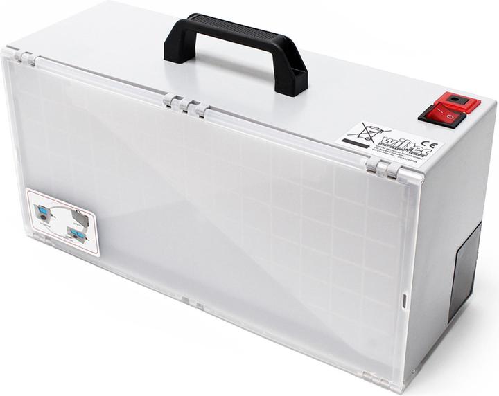 Actual product image Wiltec Airbrush Double Suction Unit 420 6 m³/min Filter Overspray