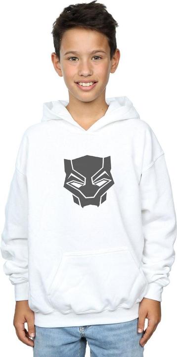 Produktbild Jungen Schwarzer Panther Schwarz auf Schwarz Hoodie (128)