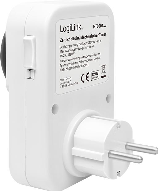 Actual product image LogiLink Mechanical timer