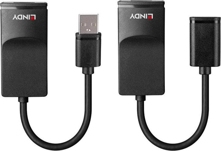 Produktbild Lindy 60m USB 1.1 Cat.6 Extender Basic 60m USB 1.1 Verlängerung (CAT6, 60 m)